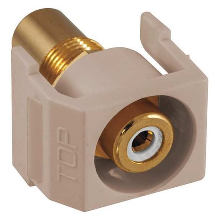 Inline Coupler, RCA, Duplex, Almond MPN:SFRCWRAL
