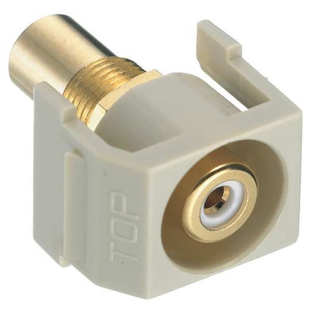 Inline Coupler, RCA, Duplex, Ivory MPN:SFRCWREI