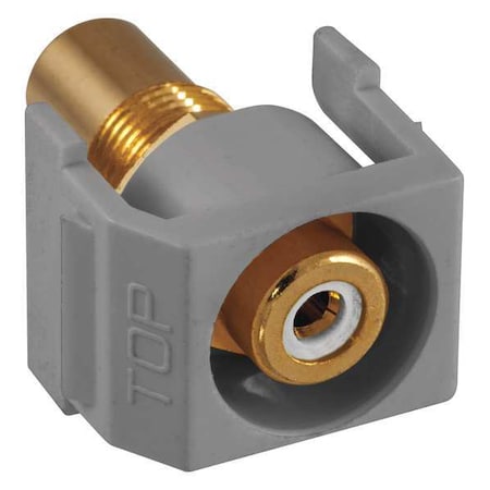 Inline Coupler, RCA, Duplex, Gray MPN:SFRCWRGY