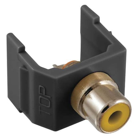 Connector, RCA, Duplex, Black MPN:SFRCYBK