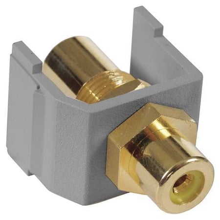 Inline Coupler, RCA, Duplex, Gray MPN:SFRCYFFGY