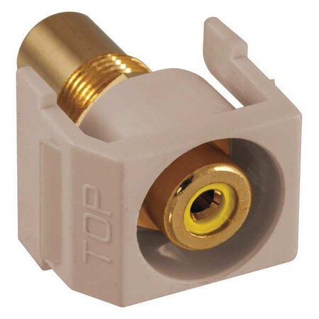 Inline Coupler, RCA, Duplex, Almond MPN:SFRCYRAL