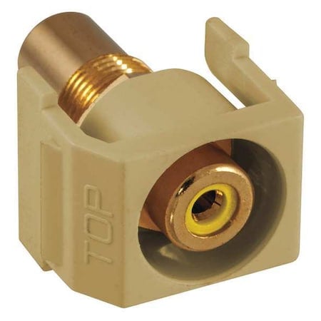Inline Coupler, RCA, Duplex, Ivory MPN:SFRCYREI