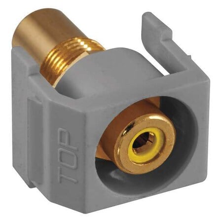 Inline Coupler, RCA, Duplex, Gray MPN:SFRCYRGY
