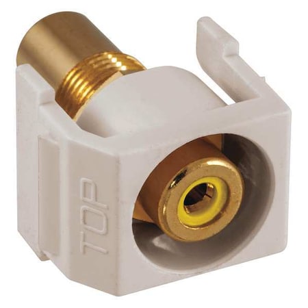 Inline Coupler, RCA, Duplex, Light Almond MPN:SFRCYROW