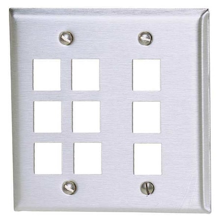 Plate, 9 Ports, Gray MPN:SSF209