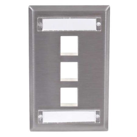 Plate, 3 Ports, Gray MPN:SSFL13
