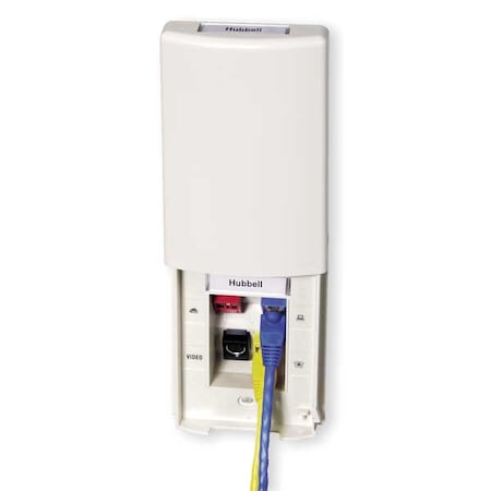 Wall Plate, 4port, 1gang MPN:TPF1OW