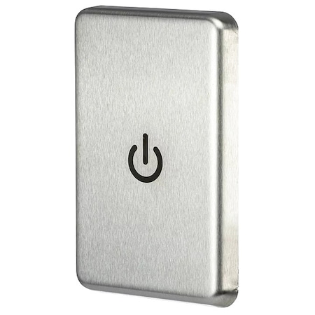 Touch Switch Face Plate, Number of Gangs: 1 Stainless Steel, Silver MPN:WSS1SS