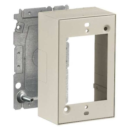 Back Box Feed, Switch Box Type, 1 Gang, Steel MPN:HBL2048IV