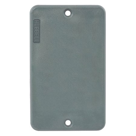 1 Gang -Gang Vertical Weatherproof Cover, 2-13/64 in W, 3-51/64 in H MPN:HBL3054