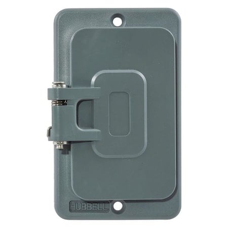 Weatherproof Cover, 1 Gang, Thermoplastic Elastomer, GFCI Receptacle Cover Type MPN:HBL3061
