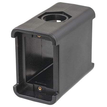 Electrical Box, 19 cu in, Outlet Box Type, 2 Gangs, Thermoplastic Elastomer, Rectangular Shape MPN:HBL3080BK