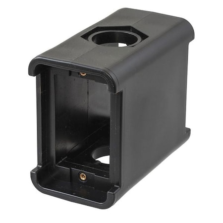 Electrical Box, 19 cu in, Outlet Box Type, 2 Gangs, Thermoplastic Elastomer, Rectangular Shape MPN:HBL3080FBK