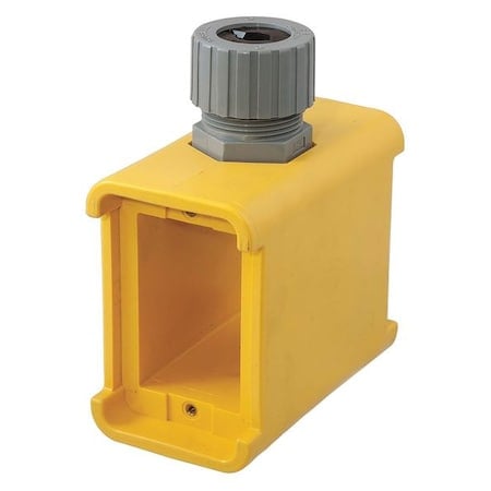 Electrical Box, 19 cu in, Outlet Box Type, 2 Gangs, Thermoplastic Elastomer, Rectangular Shape MPN:HBL3099