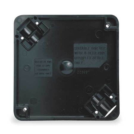 Adapter Plate, Polycarbonate, Portable Box Type MPN:HBL4PBBK