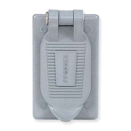 1 Gang -Gang Vertical Weatherproof Cover, Thermoplastic MPN:HBL5222