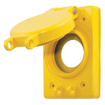 1 Gang -Gang Vertical Weatherproof Cover, 2-13/64 in W, 3-51/64 in H, 4.56 in L MPN:HBL6800