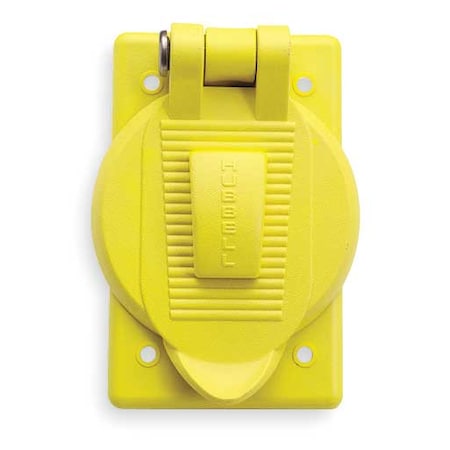 1 Gang -Gang Vertical Weatherproof Cover, Polycarbonate MPN:HBL74CM25WOA