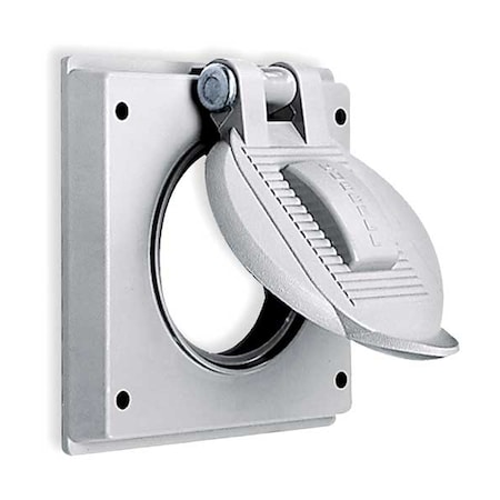 2 -Gang Vertical Weatherproof Cover, 2-27/32