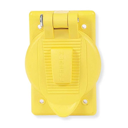 Weatherproof Cover, 1 Gang, Polycarbonate, Single Receptacle Cover Type MPN:HBL77CM74WO