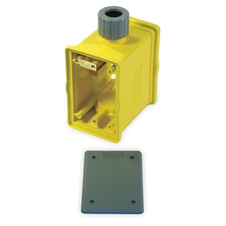 Electrical Box, 32 cu in, FSCC Box Type, 1 Gang, Valox, Rectangular Shape MPN:HBLPOB1