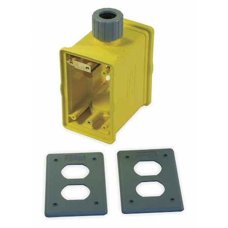 Electrical Box, 33 cu in, FSCC Box Type, 1 Gang, Valox, Rectangular Shape MPN:HBLPOB1D