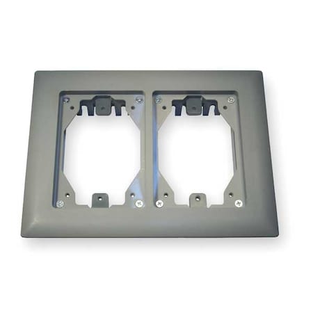 Box Cover, Floor Box Type, 2 Gang, PVC MPN:PFBRFGY2
