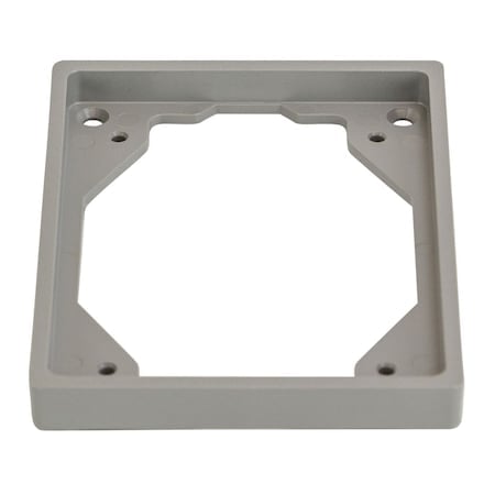 Box Cover, 1 Gang, PVC, Flush Cover Type MPN:PFBRFRA