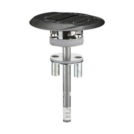 Poke-Through Box, 27 cu in, Wiring Box Type, 1 Gang, Steel, Round Shape MPN:S1PT4X4BL