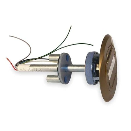 Fire Rated Poke Through System, 1 Gang, Steel and Brass MPN:S1PT4X4BRS