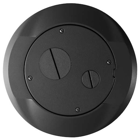 Floor Sub-Plate, Floor Box Type, 1 Gang, Aluminum, Furniture Feed Cover Type MPN:S1SPFFBL