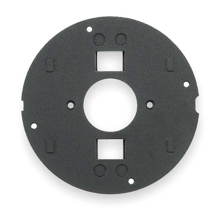 Floor Sub-Plate, Floor Box Type, 1 Gang, Aluminum MPN:S1SPTL