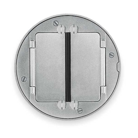 Box Cover, Floor Box Type, 2 Gang, Aluminum MPN:S1TFCAL