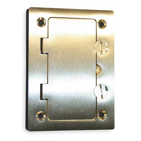 Box Cover, Floor Box Type, 1 Gang, Brass MPN:S3826