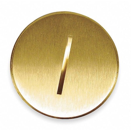 Box Cover, 1 Gang, Brass, Flush Cover Type MPN:S5020