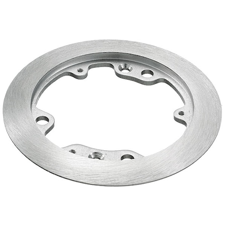Round Carpet Flange, 1 Gang, Round, Aluminum MPN:SA3182