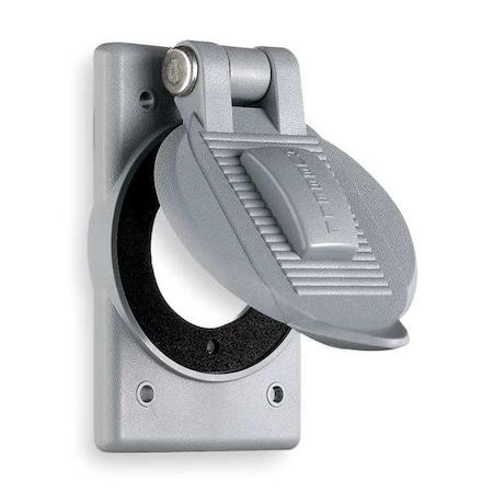 Weatherproof Cover, Outlet Box Type, 1 Gang, Polyester, Thermoplastic Reinforced MPN:WP1