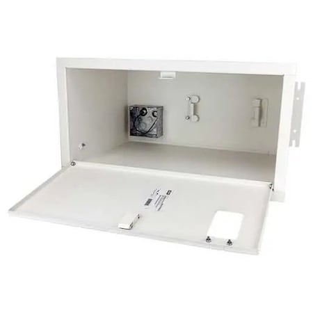 Enclosure, 14.6 in H, 28.3 in D, 16.0 in W, Steel MPN:HBLIPRBOX