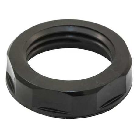 Low Profile Cord Connector Locknuts, Nylon, NPT, 1/2