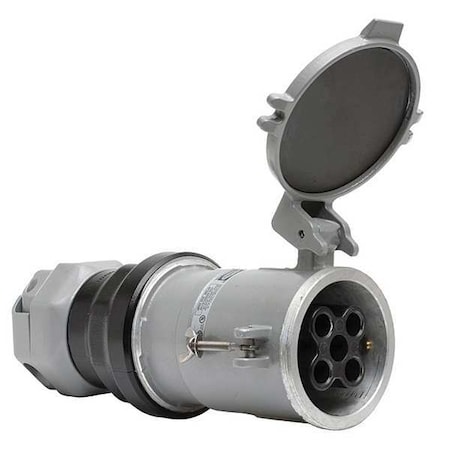 Pn&Slv, 200 A, Style 1;Black; Gray, 4Pl MPN:HBL5200CS1W
