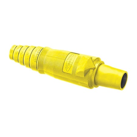 Single Pole Connector, Female, Yellow MPN:HBLFBY