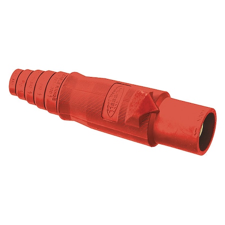 Single Pole Connector Body, M, Red MPN:HBLMBR