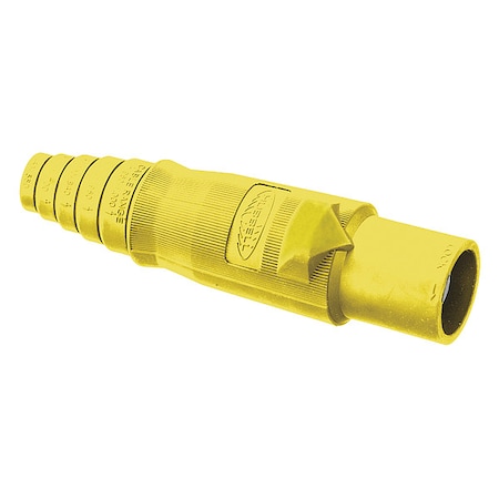 Single Pole Connector Body, M, Yellow MPN:HBLMBY