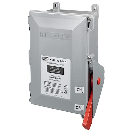 Fusible, Disconnect Switch, Heavy Duty, 600 V, 3PST, NEMA 12K, 4, 4X MPN:FDS30