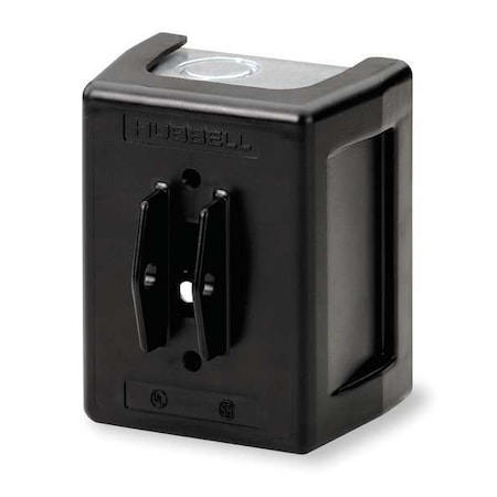Switches and Lighting Controls, Industrial Grade, Toggle Switches, Motor Disconnects, Non-Metallic NEMA 1 Enclosure, For 30A Devices, Black MPN:HBL1390