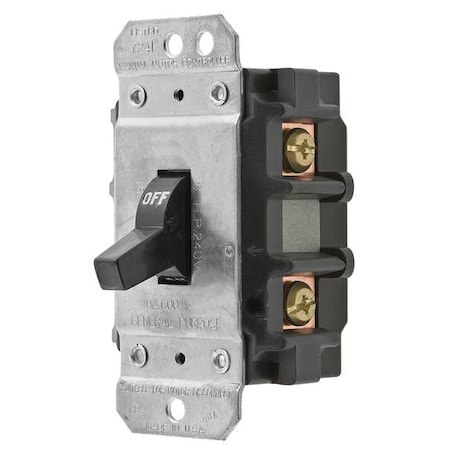 Manual Motor Switch, 30 A, 2 P, 1 Phase, Toggle, Circuit-Lock Series, No Enclosure MPN:HBL7832
