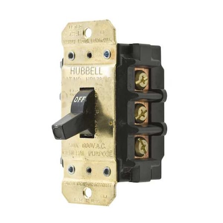 Manual Motor Switch, 50 A, 3 P, 3 Phase, Toggle, Circuit-Lock Series, No Enclosure MPN:HBL7853D