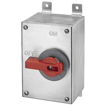 Nonfusible, Motor Disconnect Switch, Heavy Duty, 600 V, 3PST, NEMA 12K, 4, 4X MPN:HBLDS6SSAC