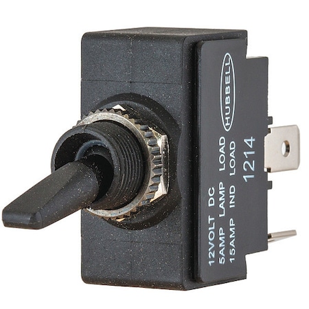 Lighted Toggle Switch, SPST, 1/4 in. MPN:M11LRSP